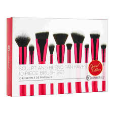 bh cosmetics 10 piece brushes set
