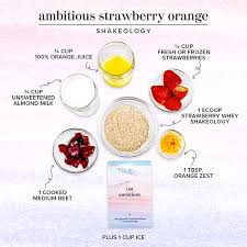 ambitious strawberry orange shakeology