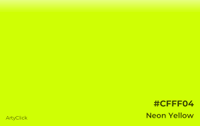 Neon Yellow Color Arty