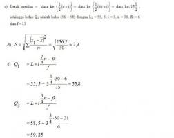 Materi kuliah statistika ekonomi 1. Rumus Statistika Dasar Matematika Terlengkap