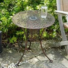 The most common round garden table material is cotton. Small Vintage Garden Table Bistro Patio Conservatory Balcony Round Side Coffee For Sale Online Ebay