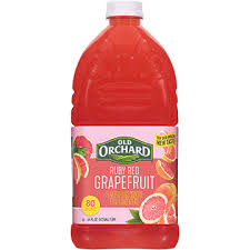 old orchard ruby red gfruit juice