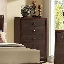 Ireland Brown Upholstered Bed Acme
