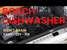 Stored error codes will show on the digital display and led's. Bosch Dishwasher Easy Reset And Drain Fix Youtube