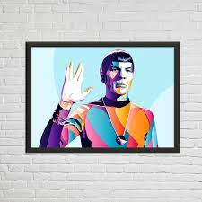 Spock Poster Star Trek Wall Art Poster