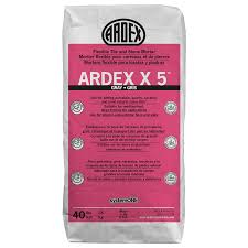 This mortar is designed for use with tile over 12 in. Ardex X 5 Flexible Tile And Stone Polymer Modified Mortar