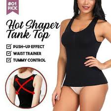 Women Cami Body Shaper Genie Bra Shapewear Tank Top Slimming