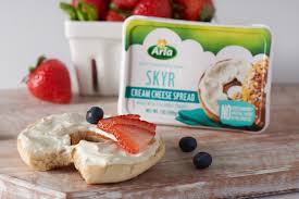 arla introduces skyr cream cheese line