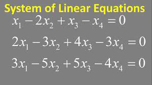 Linear Equations 4 Variables