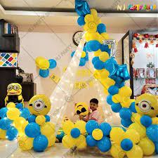 kids birthday decorations minions