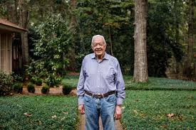 Former president jimmy carter, who turned 95 last week, needed only stitches — former president jimmy carter fell sunday at his home in georgia and needed some stitches above his brow, but he. Jimmy Carter Is Now The Longest Living U S President The New York Times