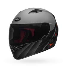 Details About Bell Qualifier Integrity Motorcycle Helmet Matte Gray Orange Camo