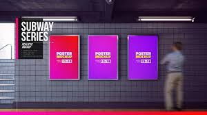 Metro system alone transports hundreds of thousands of people each day. Subway Poster Mockup Psd 70 High Quality Free Psd Templates For Download