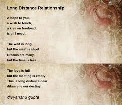 long distance relationship poem