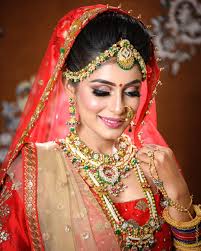 indian bridal makeup look in celeb