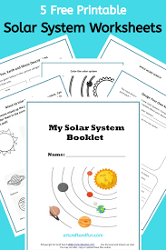 free printable solar system worksheets