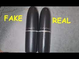 mac lipstick real vs fake how to spot