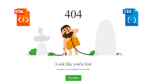 simple 404 error page using html code