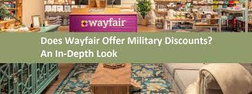 does wayfair offer military s
