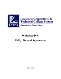 Post Testing Guidelines Louisiana Community And Technical
