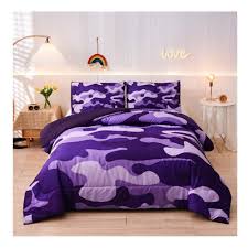 new purple queen size comforter set