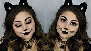easy y cat halloween makeup tutorial