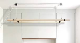 Wooden Hanging Airers Ceiling Mounted