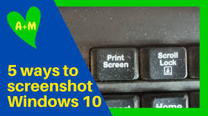 how to take a screenshot in windows