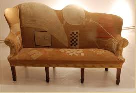 Antique Needlepoint Sofa