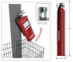 oval low profile fire extinguishers
