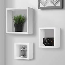 Cube Wall Shelf White Homeset