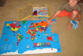 world map foam puzzle review