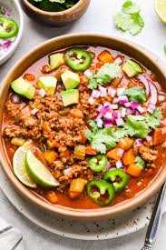 whole30 beanless chili so flavorful
