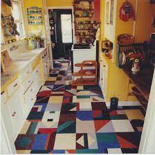 These qualities also apply to the equivalent sheet vinyl. Crazy Quilt Traditional Kitchen Los Angeles By Crogan Inlay Floors Houzz Ie
