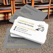custom carpet cleaning business cards