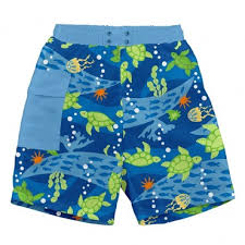 Pocket Trunks With Built In Reusable Absorbent Swim Diaper