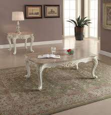 045388 Parma Pearl White Coffee Table
