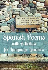 spanish poems for kids spanish playground