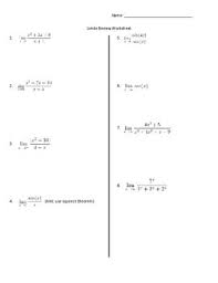 Free calculus worksheets with solutions, in pdf format, to download. Limits Review Worksheet Ap Calculus Ap Calculus Ab Calculus