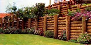 17 Timber Retaining Walls Ideas