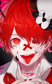 An expression showing pleasure, amusement, or happiness, usually with the corners of the mouth turned up, like this: Psycho Anime Smile Wallpapers Wallpaper Cave