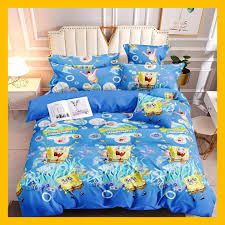 4in1 Spongebob Blue Canadian Fitted Bed