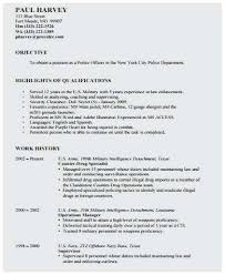 Security Officer Resume Examples And Samples Popular Security Ficer