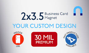 Custom size magnet 4in x 2in magnets. 2 X 3 5 Business Card Fridge Magnets Shop 2 X 3 5 Premium Business Card Magnets From Magnets Com