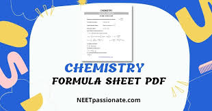 Chemistry Formula Sheet