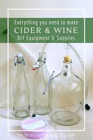 cider and wine making supplies