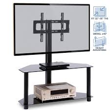 Add to compare compare now. Tavr Swivel Floor Tv Stand With Mount 3 In 1 Flat Panel Height Adjustable Entert Home Garden Furniture Entertainment Centers Tv Stands
