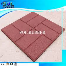 Residential Outdoor Rubber Paver 16 18