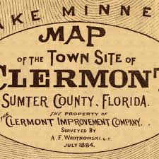 city of clermont florida map by a f