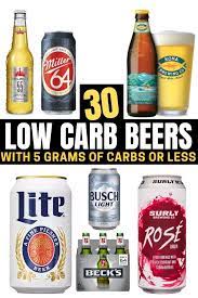 low carb beers with under 5g of carbs